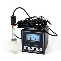 Capteur de pH numérique 1 fil, testeur de pH, capteur de pH en ligne 4-20 mA, 5 m, type plastique, contrôle automatique/manuel, 0~100 C, 0,00~14,00 pH