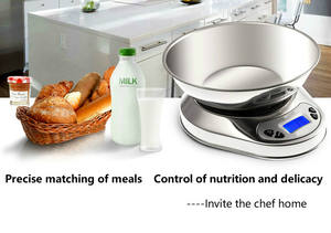 Fabrik preis Tragbare elektronische Küchen waage aus Edelstahl Manuelle Waage zum Backen CE ROHS-zertifiziert - Product Image 3