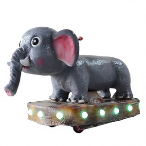 Modelo de Dinosaurio Animatrónico Operado con Monedas para Niños, de Metal, para Interiores, para Centros Comerciales, Parques de Atracciones y Parques de Aventuras - Product Image 3