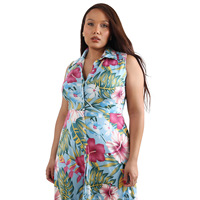Nouvelle Robe de Soirée Longue Sans Manches pour Femme Grande Taille, Coupe A-Line, Taille Empire, à Volants, Antistatique, Service ODM OEM