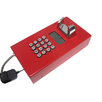 Teléfono Industrial SIP IP Resistente a la Intemperie con Teclado Metálico para Aplicaciones en Túneles, Ferrocarriles y Marina
