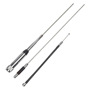 Antena Móvil Multibanda CB/HF/VHF/UHF para Radios, Antena de Coche para Radioaficionados - Product Image 1