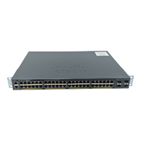 Nuevo Switch Ethernet Plc Ws C2960x 48lps L V05 de 48 Puertos 1gbps Poe 4x Sfp, Controlador de Programación Plc