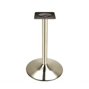 Base de Mesa de Comedor Redonda de Acero Inoxidable con Acabado Brillante WEKIS, con Plato Inferior Redondo, para Sala de Conferencias - Product Image 4