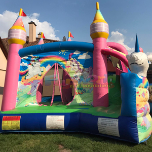 Castillo hinchable kids party jumpers commercial <b>inflatable</b> bouncer and slide combo unicorn jumping castle - Product Image 2