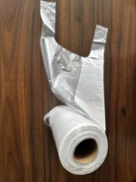 Sacs à emporter en plastique HDPE biodégradable avec poignées, soufflets latéraux et impression en héliogravure, modèle personnalisé