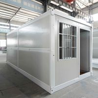 Casa Contenedor Prefabricada Plegable de Construcción Rápida, Venta al Por Mayor, Casa Contenedor Modular Portátil Plegable, Tamaño Personalizado para Vivienda u Oficina