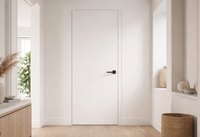 Porte intérieure moderne en bois MDF, portes affleurantes pour maisons, appartements, hôtels, design personnalisé, écologique, porte imperméable
