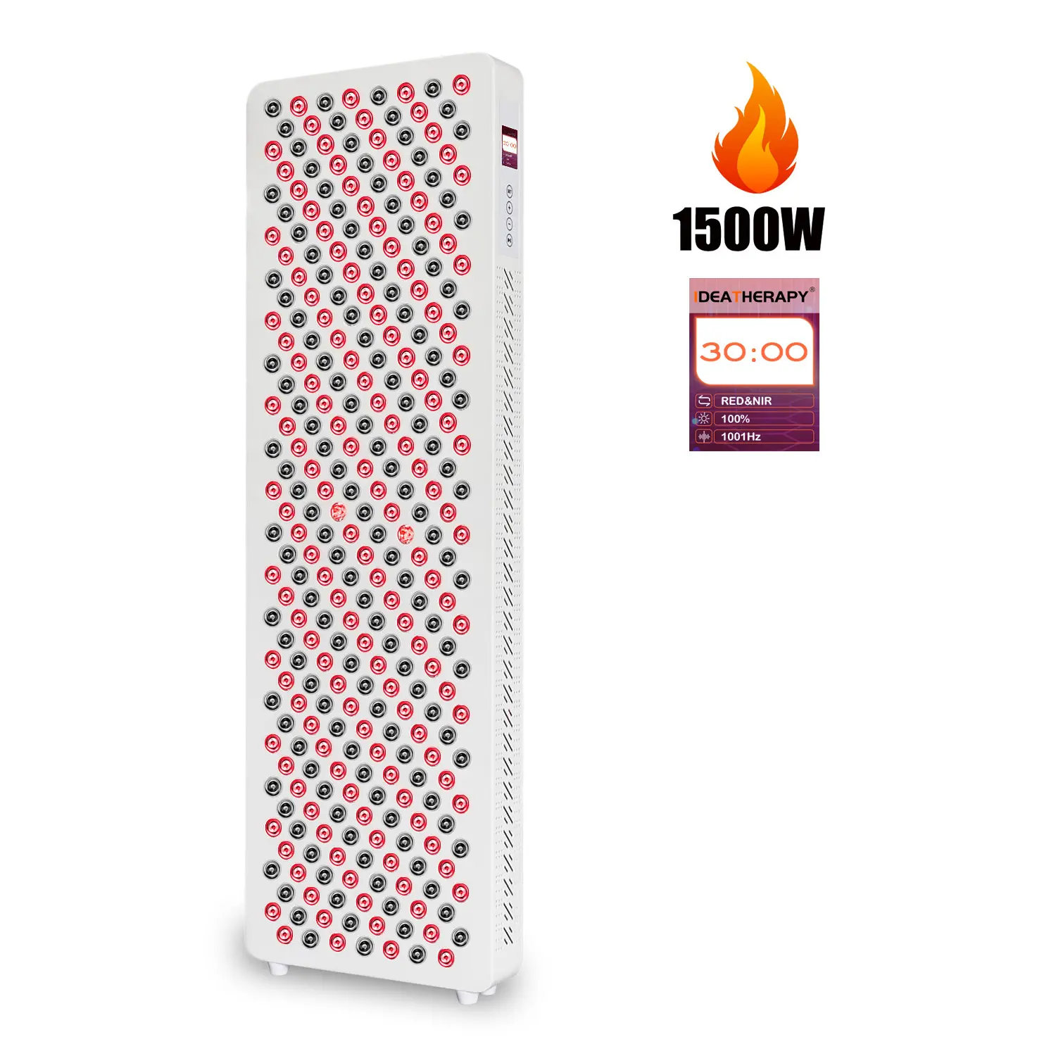 Free Logo Customize 1500W Red Near Infrared Led Light Therapy Near Infrared Lamp Panel Red Light Therapy Device for Pain Relief