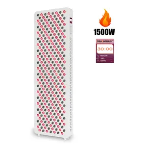 Free Logo Customize 1500W Red Near Infrared Led Light Therapy Near Infrared Lamp Panel Red Light Therapy Device For Pain Relief