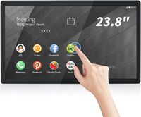 Nouvel écran tactile Android 11 de 23,8 pouces, tablette 16:9 FHD 1080P WiFi et BT, haut-parleurs intégrés, noir, RK3568, 2 Go de RAM, 32 Go de ROM