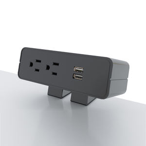 OMNI-<span class=keywords><strong>Toma</strong></span> de corriente ajustable con <span class=keywords><strong>abrazadera</strong></span>, tira de escritorio de carga USB de aluminio para oficina en casa, tira de escritorio modular rápida con puertos USB - Product Image 5