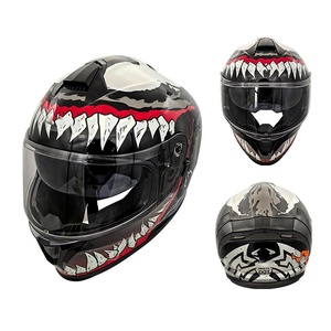 Hochwertiger NHH Marken ABS Integralhelm Modell NHH-333 Neu DOT-Zertifiziert Grafikdesign Für Alle Jahreszeiten Größen M-XL - Product Image 1
