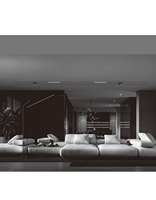 Rail magnétique intelligent moderne en acrylique avec LED COB dimmable, 20 mm, GU10, angle de faisceau 180°, indice de protection IP20, IRC90, éclairage sur rail garantie 3 ans