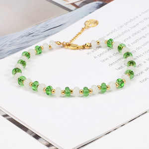 Bohemian Beaded <b>Anklet</b> Crystal Rhinestone <b>Gold</b> Plated Women's Beach Jewelry - Product Image 4