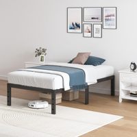 Cadre de lit en acier robuste, vente en gros, capacité de 3500 lb, pour projets d'hôtels, de dortoirs et d'appartements