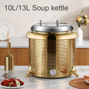Calentador de Sopa Eléctrico de Acero Inoxidable de 13L, Control Digital Inteligente, Modo Eco, Gran Capacidad, Cubo Calentador de Alimentos <span class=keywords><strong>para</strong></span> Buffet - Product Image 2