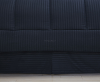 Ensemble de literie complet en microfibre de couleur unie, 7 pièces, avec couette matelassée, résistant aux plis, pour chambre à coucher