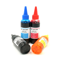 Encre alimentaire comestible pour impression de 100 ml, 4 couleurs, recharge pour imprimante à gâteau, pain, collation, café