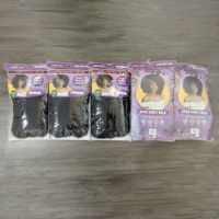 Cheveux synthétiques souples de 12 pouces, style Afro Kinky Bulk, pour tresses Afro Twist, cheveux noirs pour crochet, tresses africaines Box Braids Afro Kinky pour torsades