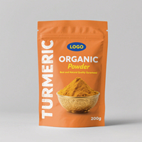 Sachet Doypack Personnalisé en Aluminium Imprimé, Qualité Alimentaire, en Plastique Stratifié pour Emballage d'Épices en Poudre, Aliments Secs et Assaisonnements