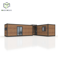 Maison mobile Airbnb de 20 pieds avec jardin d'hôtel Studio en bois maison en conteneur