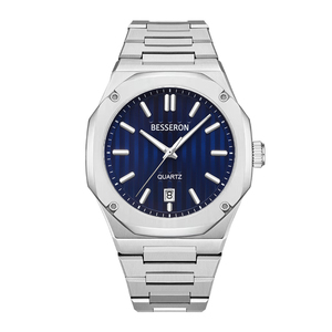 Reloj de Cuarzo de Lujo para Hombre con Correa de Acero Inoxidable y Visualización de Fecha - Product Image 3