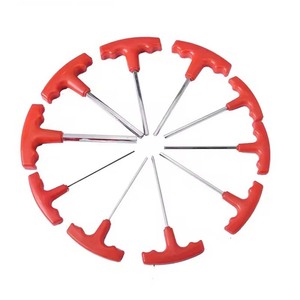 MAXPOWER Juego de Llaves Tipo <span class=keywords><strong>T</strong></span>, Cabeza de Bola Hexagonal de Alta Calidad, Brazo Largo Útil, CRV, 10 Piezas - Product Image 6