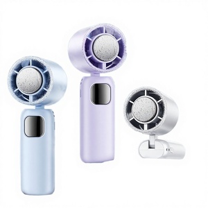 Ventilador turbo portátil recargable de alta velocidad para enfriamiento, ideal para el hogar, el coche y exteriores, con conexión USB, venta al por mayor del fabricante. - Product Image 4