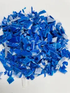Botella de basura industrial de chatarra o embalaje HDPE Tambor Regrind Plástico Regrind Azul natural Polietileno de alta densidad de alta calidad