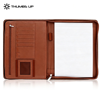 Carpeta de Archivos A4 THUMBS-UP, Carpeta de Documentos de Cuero, Carpeta de Gestión, Libro de Firmas, Carpeta de Ventas, Portapapeles, Regalo Empresarial