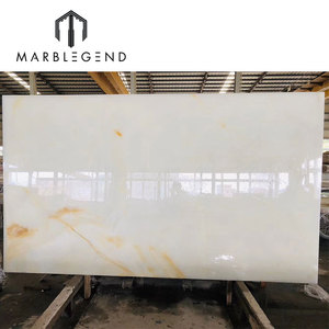 หิมะสีขาวหยกหินศิลปะพื้นโอนิกซ์สำหรับการก่อสร้างพื้นและผนัง - Product Image 2
