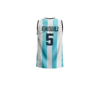 Throwback Manu Ginobili 5 Argentina Basketball Jerseys All 