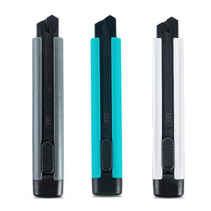 Couteau de découpe industriel pour papier peint, lame SK5 noire épaissie, plastique + acier, largeur de lame 1,8 cm, vente en gros d'usine, nouveau modèle, pour l'art - Product Image 1