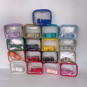 Borsa a <span class=keywords><strong>Tracolla</strong></span> Trasparente, <span class=keywords><strong>Mini</strong></span> Borsa Messenger Personalizzata con Stampa di Lettere, Borsa da Stadio in PVC Trasparente alla Moda - Product Image 1