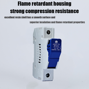 10*38 Mét DC 6A 8A 10A 12A 15A 16A 20A 25A 30A 32A PV năng lượng mặt trời DC 1000V cầu chì chủ CE <span class=keywords><strong>TUV</strong></span> - Product Image 4