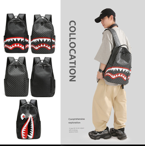Borsa da <span class=keywords><strong>Viaggio</strong></span> di Grande Capacità, Borsa per Laptop alla Moda, <span class=keywords><strong>Zaino</strong></span> <span class=keywords><strong>Impermeabile</strong></span> Morbido per Sport all'Aperto ed Escursionismo Unisex con PU <span class=keywords><strong>Impermeabile</strong></span> - Product Image 1