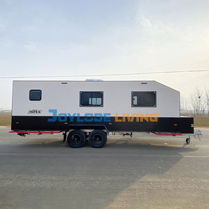 รถคาราวานจีนสมัยใหม่ รถพ่วงเดินทางขนาดเล็ก รถพ่วงแคมป์ปิ้ง พร้อมเต็นท์แคมป์ปิ้ง - Product Image 3