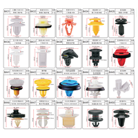 B45 voiture plastique Rivets attaches Push Retainer Kit tailles les plus populaires Auto Push Clips