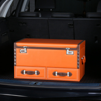 Organisateur de coffre de voiture pour SUV et berlines, boîte de rangement de cargaison, grande capacité, antidérapant, imperméable, haute qualité, robuste