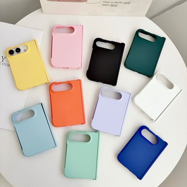 Fashion Pure Color Frosted Mobile Phone case for iPhone ultra 18 Fold Anti-Fingerprint Dopa Mine Shockproof Pc Hard Back Cover
