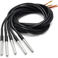 Sonde de température étanche en acier inoxydable 1m/2m/3m DS18B20