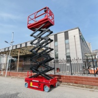 Plateforme élévatrice à ciseaux électrique mobile 10M, élévateur à ciseaux pour hauteurs, table élévatrice à ciseaux électrique