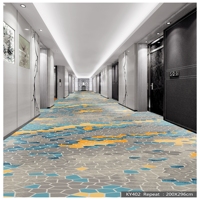 Moquette en rouleau pour hôtel, design moderne, sur mesure, épaisse, douce et moelleuse, pour auditorium, vente en gros d'usine