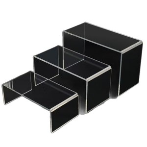 Présentoir en acrylique Haoxin, réglable en hauteur, pour figurines, cosmétiques, chaussures, rangement, vitrine transparente - Product Image 3