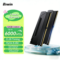 NWE BIWINRAM DDR5 HX100 16G * 2 mhz UDIMM NonECC A-die وحدة أصلية أصلية أصلية