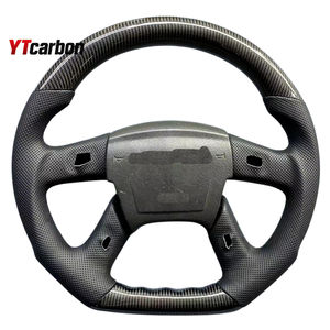 ह्यूमर H2 Silverado Tahoo उपनगरीय सियाएस्केड यूकन ऑटो पार्ट्स रेसिंग शैली कस्टम कार्बन फाइबर स्टीयरिंग व्हील - Product Image 4