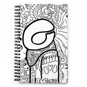 7D # Cuaderno de bocetos espiral 51 con concepto de habilidades adquiridas - Product Image 1