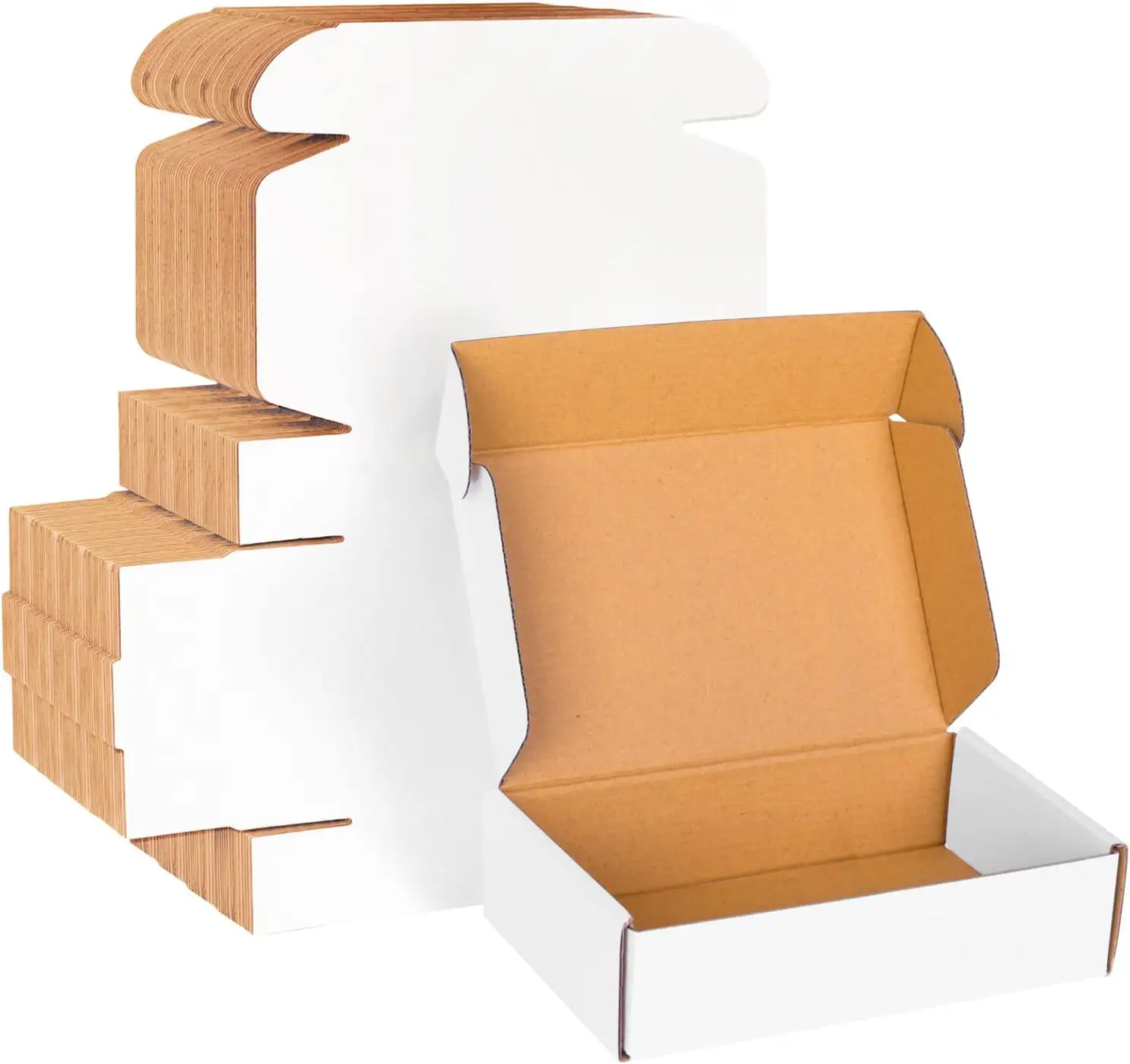 Nhà Máy thể hiện bưu phẩm vận chuyển Gói giao hàng hộp mini carton sóng vận chuyển hộp với biểu tượng tùy chỉnh