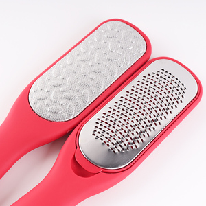 Poignée En Plastique rouge 2 Voies En Acier Inoxydable Râpe Lime À Pied En Acier En Métal - Product Image 2